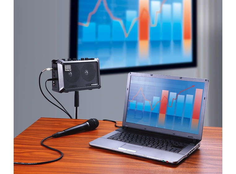 Roland MB-CUBE Mobile Cube, Stereo instrumentforsterker 